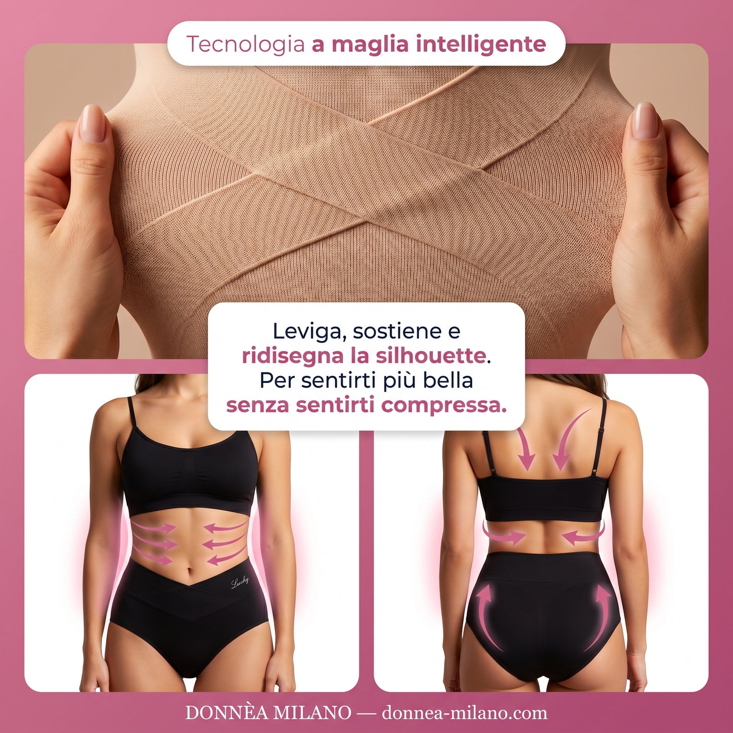 Slip Modellante Vita Alta — Controllo Addome Senza Cuciture