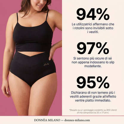 Slip Modellante Vita Alta — Controllo Addome Senza Cuciture
